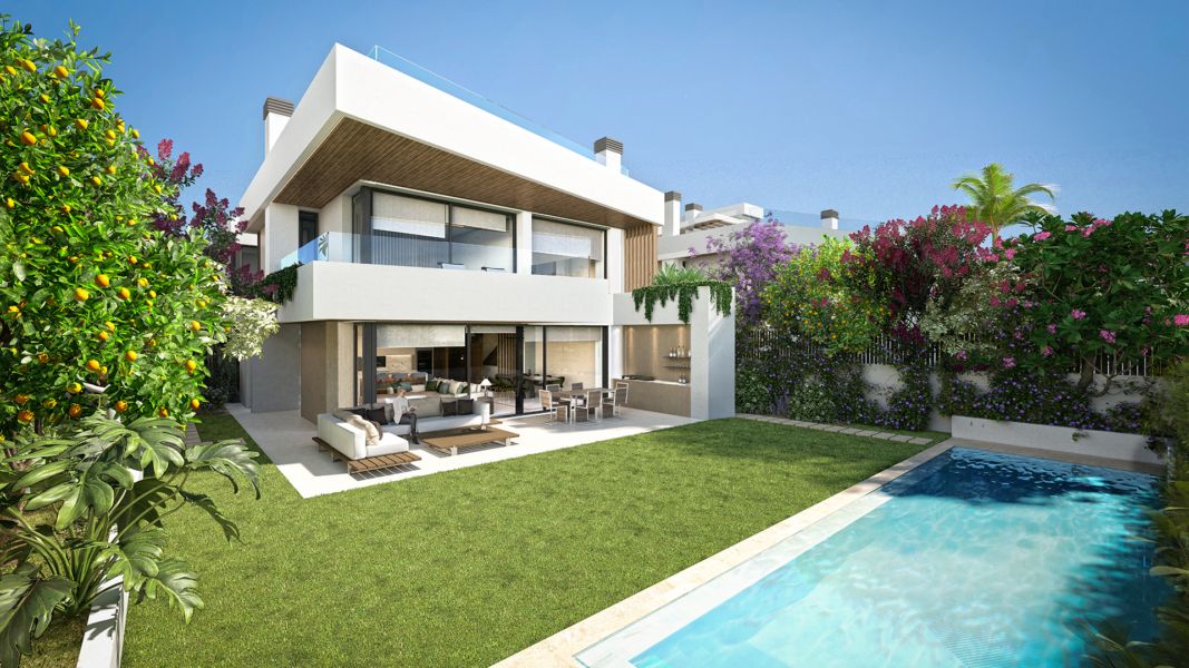 Nowa luksusowa willa z basenem 300m od plaży – Puerto Banús