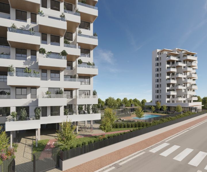Nowa inwestycja: Apartament z dużym tarasem 5 min od plaży – Calpe