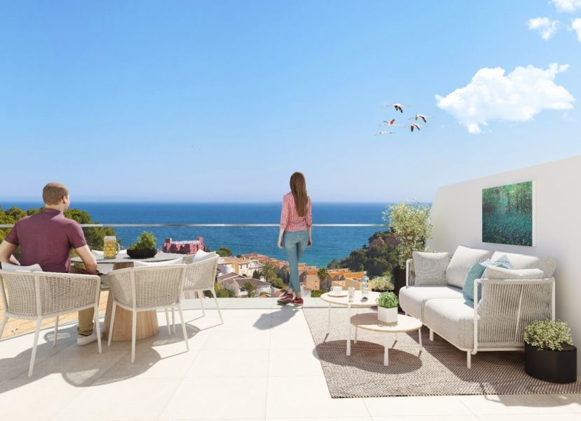 Nowe apartamenty w Calpe 750m od plaży z basenem Infinity