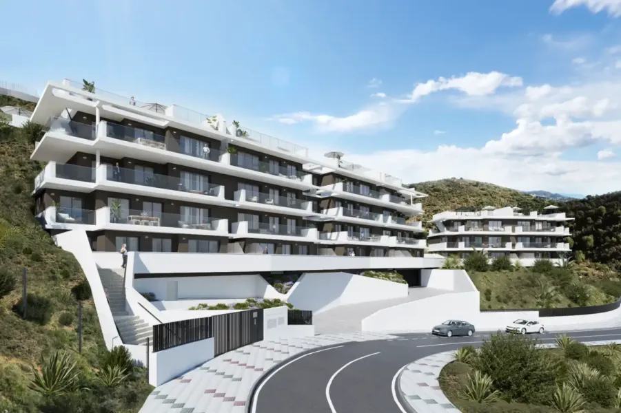 Apartament w nowej inwestycji z tarasem i widokiem na morze – Rincón de la Victoria