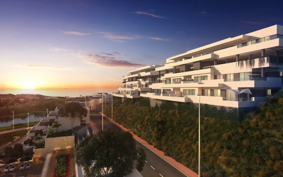 Nowy apartament z tarasem, widok na morze i blisko plaży – La Cala de Mijas
