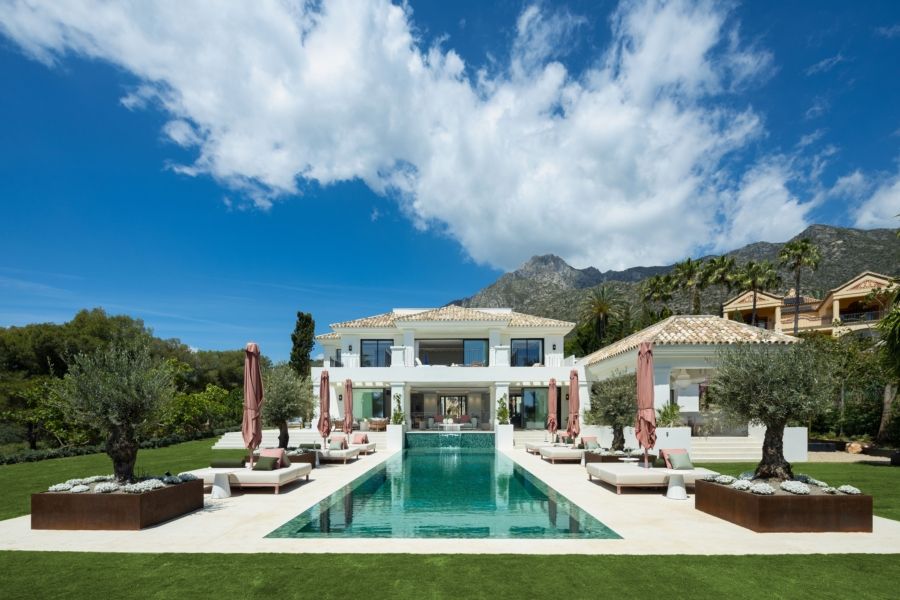 Luksusowa Willa z panoramicznym widokiem na morze – Sierra Blanca, Marbella