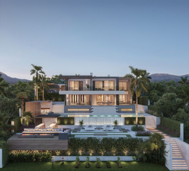 Luksusowa willa przy polu golfowym, widok na morze – Mijas, Costa del Sol