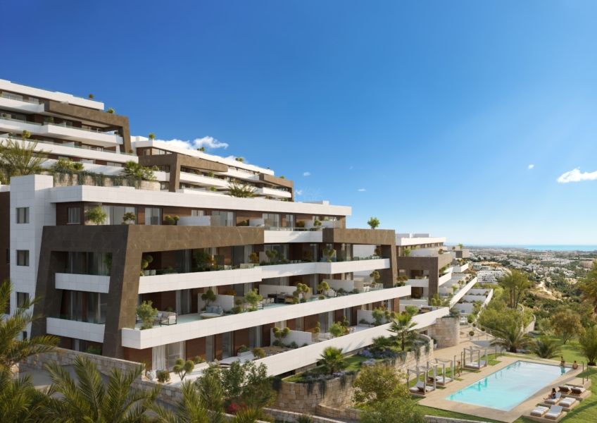 Nowy apartament z tarasem i widokiem na morze – Costa del Sol