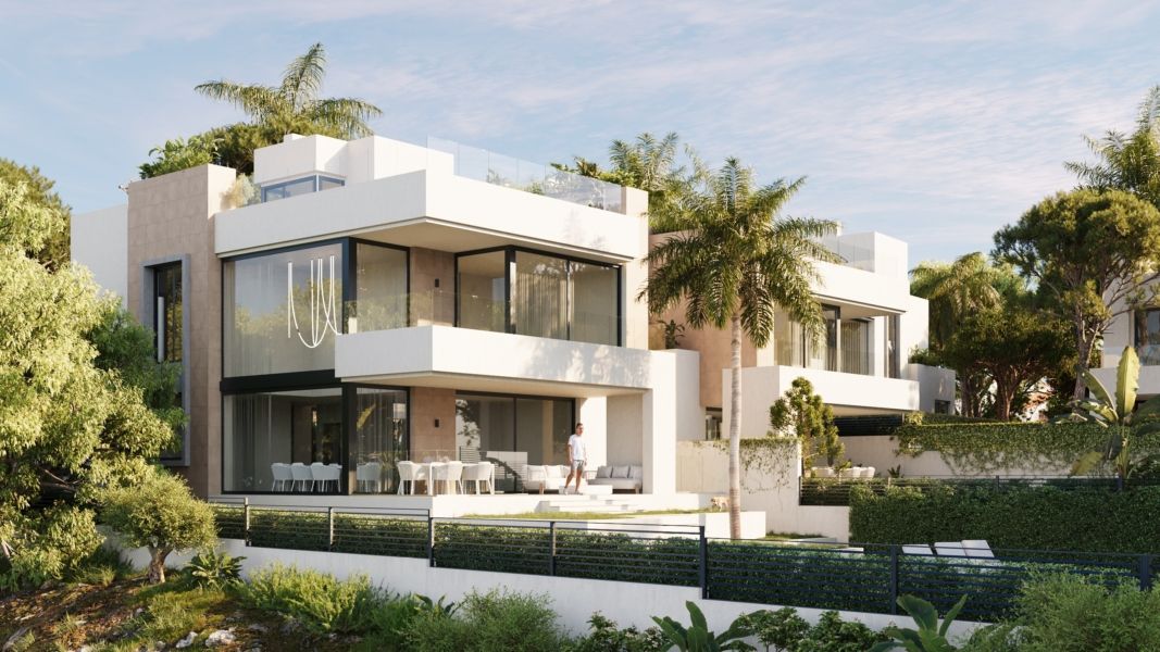 Willa z basenem i solarium, 350m od plaży – Las Chapas, Marbella