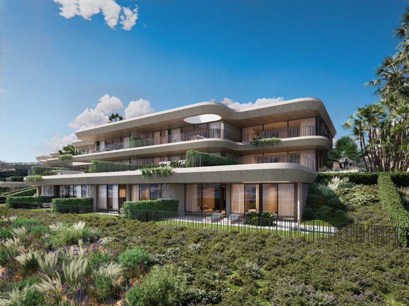 Nowoczesny apartament z widokiem na morze i golf – Casares Costa