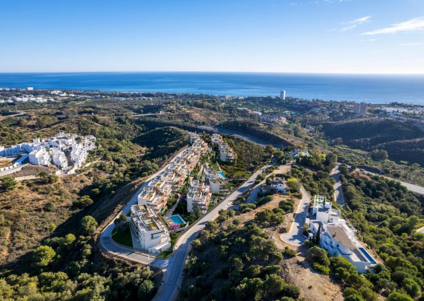 Apartament w nowej inwestycji z tarasem i widokiem na morze – Altos de los Monteros, Marbella