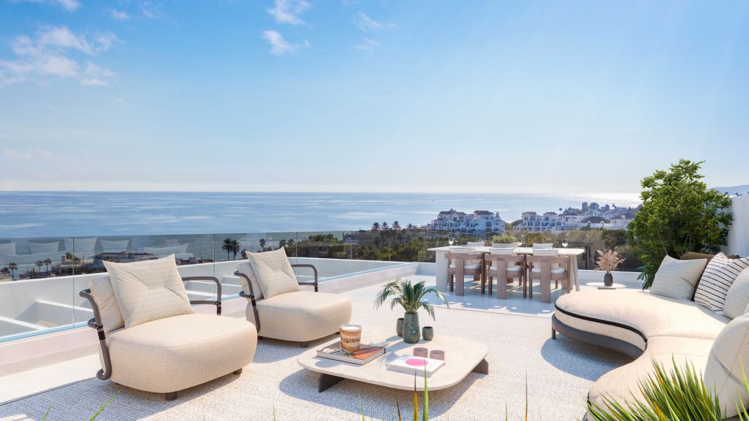 Apartamenty z panoramicznym widokiem na morze – Estepona, blisko plaży
