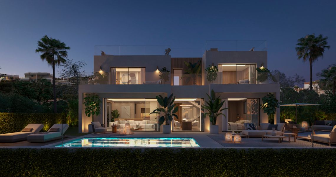 Luksusowa willa z basenem, jacuzzi i widokiem na morze – Mijas Costa