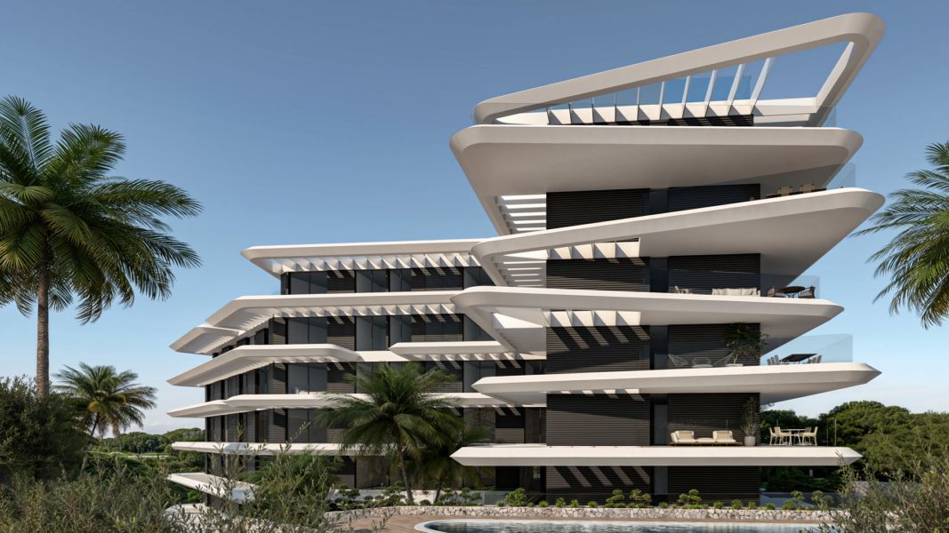 Luksusowy apartament blisko plaży z tarasem i widokiem – Estepona