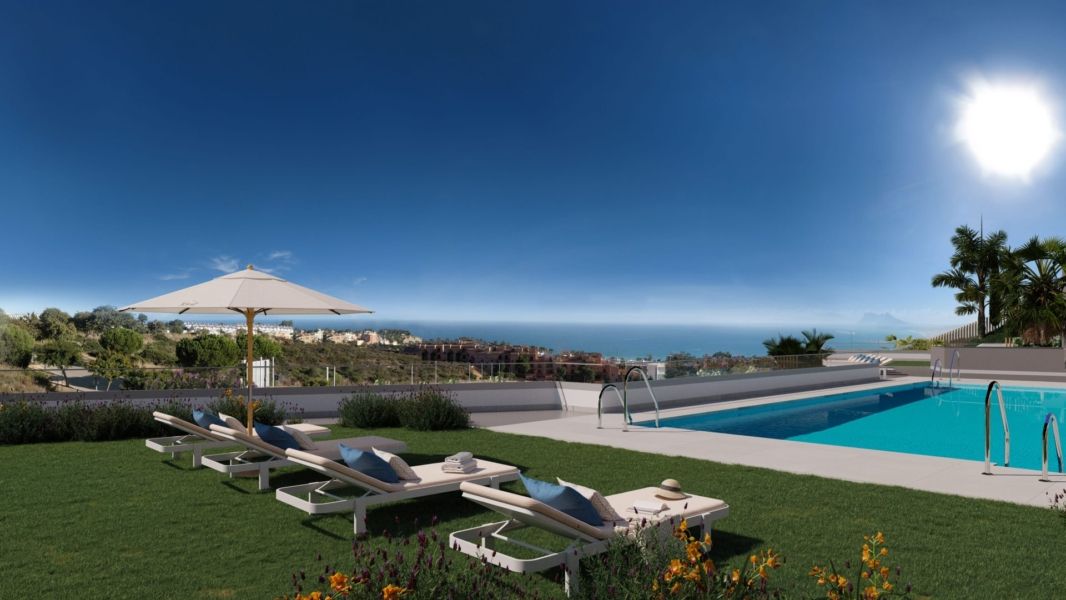 Apartament z panoramicznym widokiem na morze i tarasem – Costa del Sol