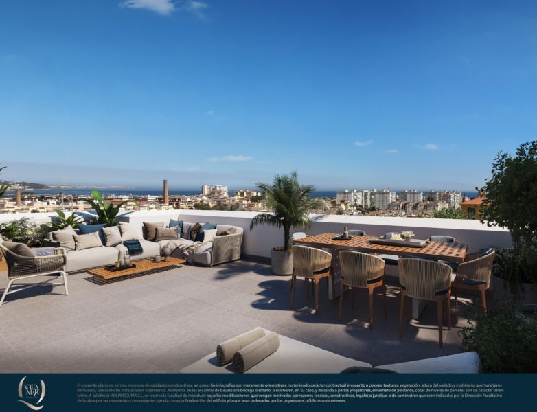 Apartament z tarasem, blisko plaży w nowej inwestycji – Torre del Mar