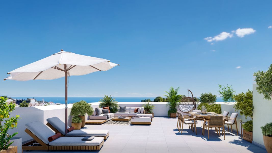 Nowy apartament z tarasem, blisko plaży – Fuengirola Los Pacos