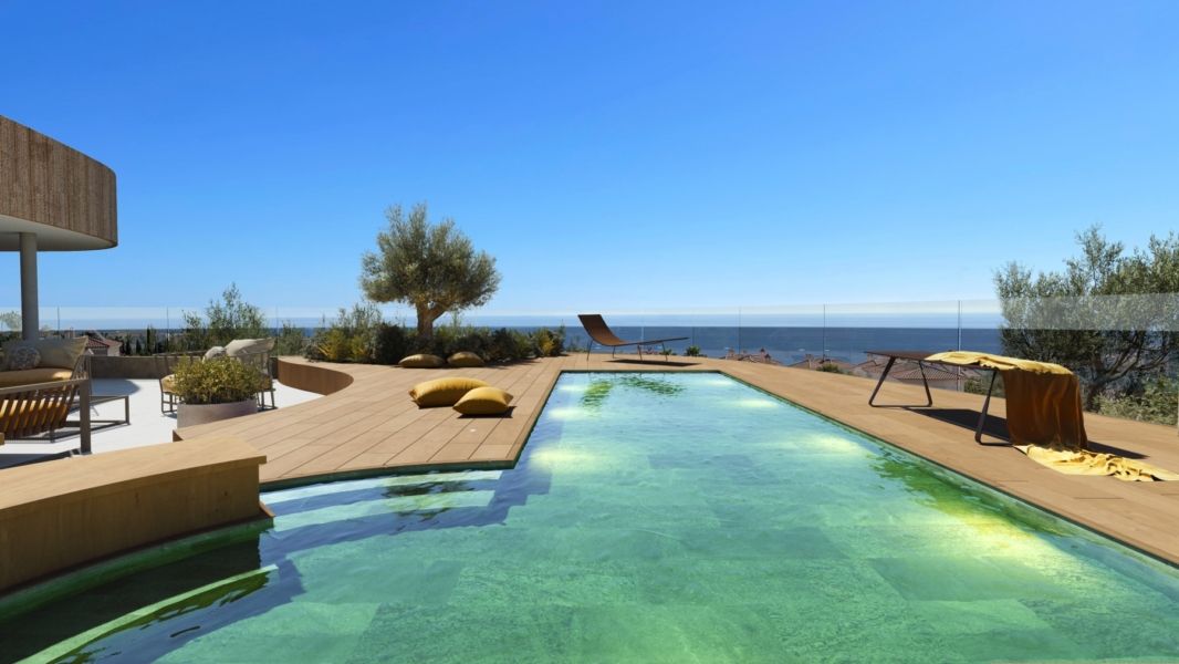Nowoczesny Penthouse z basenem, widok na morze – Costa del Sol