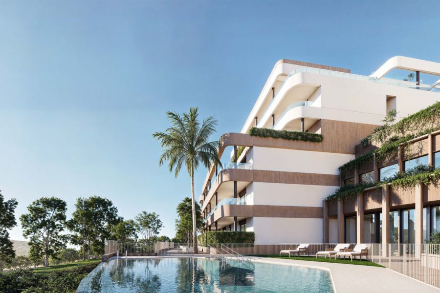 Apartament na polu golfowym z widokiem na green – Estepona, Costa del Sol