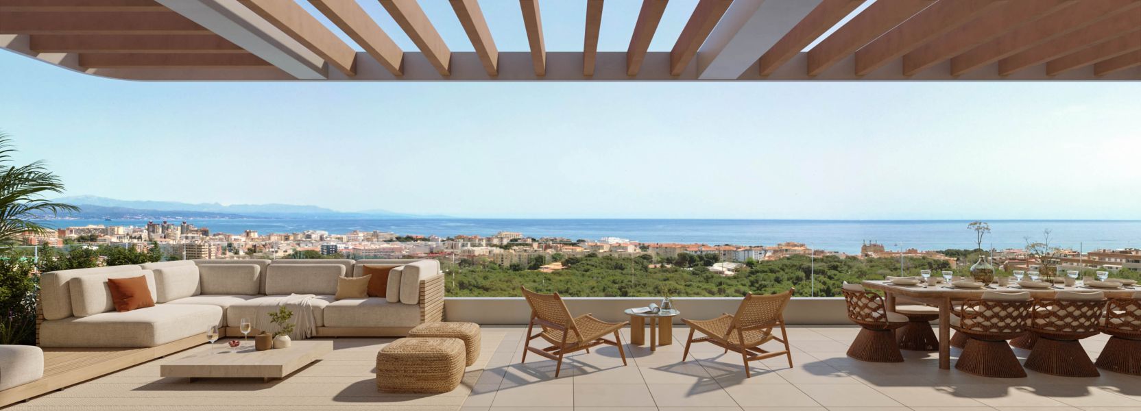 Nowy apartament z panoramicznym widokiem na morze – Torremolinos