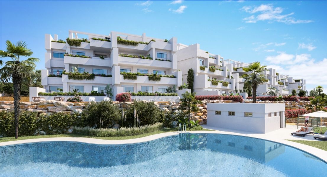 Nowoczesne apartamenty z tarasami Estepona – Golf i Plaża