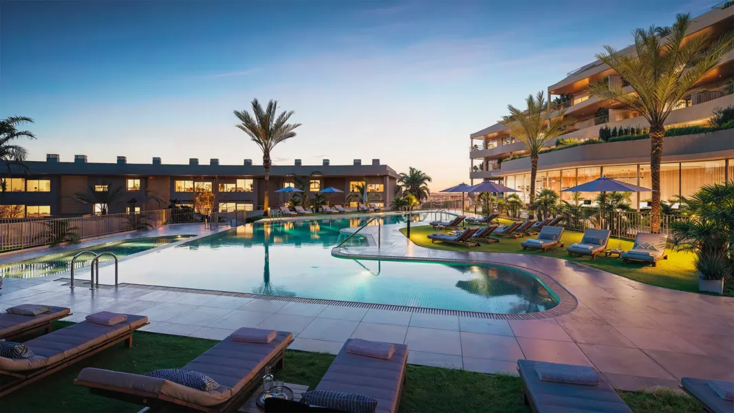 Nowy apartament z tarasem i widokiem na morze – El Higuerón, Costa del Sol