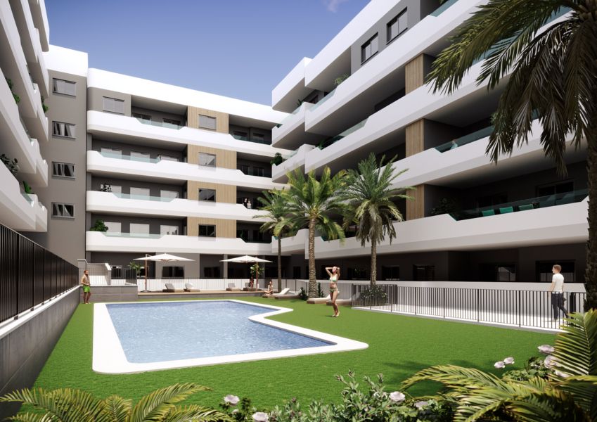 Apartament z tarasem blisko plaży i mariny – Santa Pola, Costa Blanca
