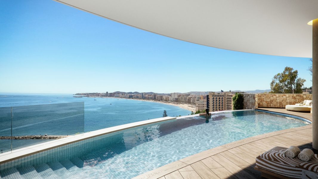 Apartament w nowej inwestycji, widok na morze, 2 min od plaży – Fuengirola