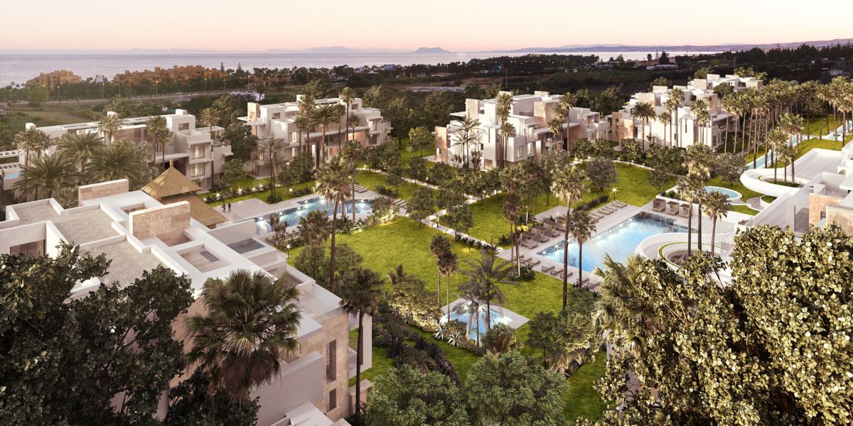 Apartamenty z tarasami w resorcie 500m od plaży – Nowa Złota Mila Estepona