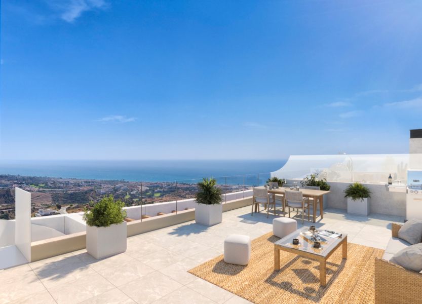 Nowoczesny apartament z panoramicznym widokiem na morze – Rincón de la Victoria