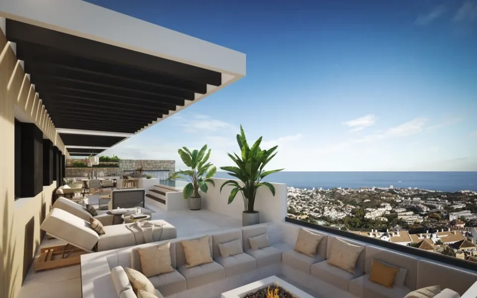 Apartament premium z panoramicznym widokiem na morze – Benalmádena