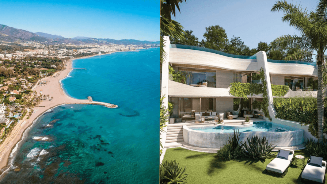 Ekskluzywna rezydencja z prywatnym basenem, widokiem na morze – Marbella Golden Mile