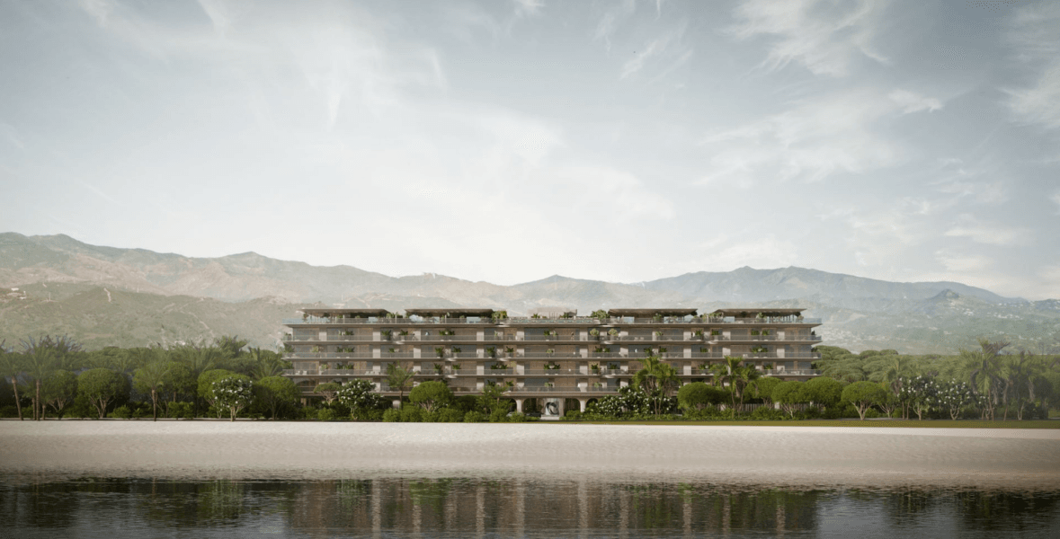 Nowe apartamenty premium, Estepona: I linia brzegowa, panoramiczny widok na morze