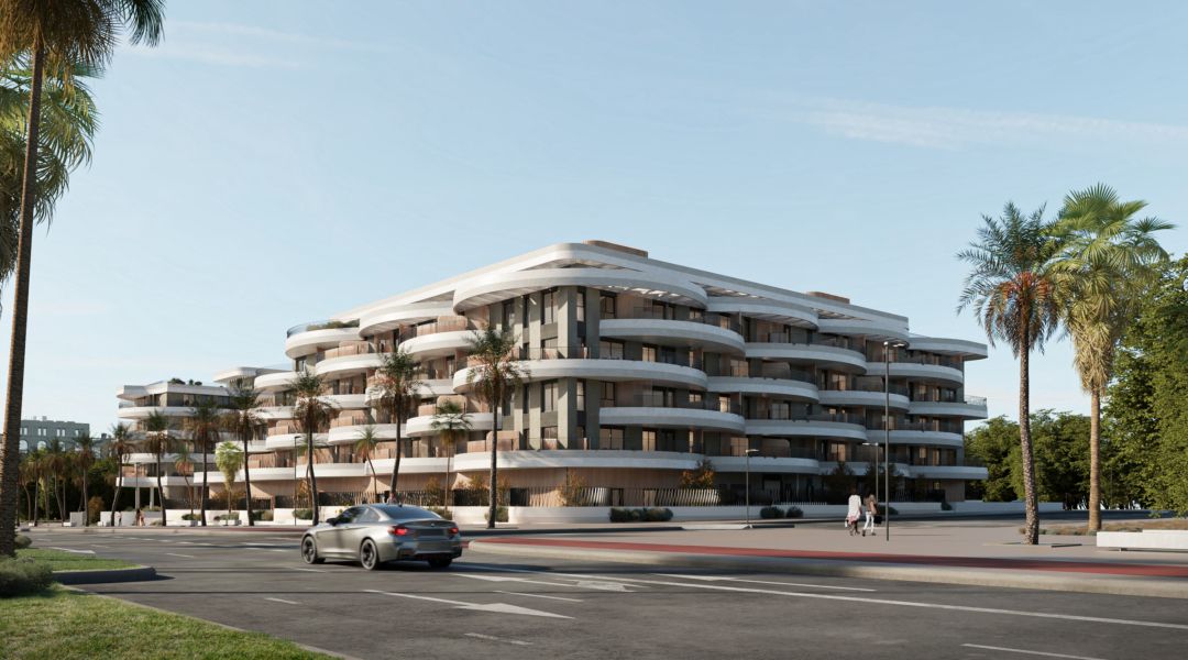 Nowoczesny apartament z tarasem blisko plaży i centrum – Malaga