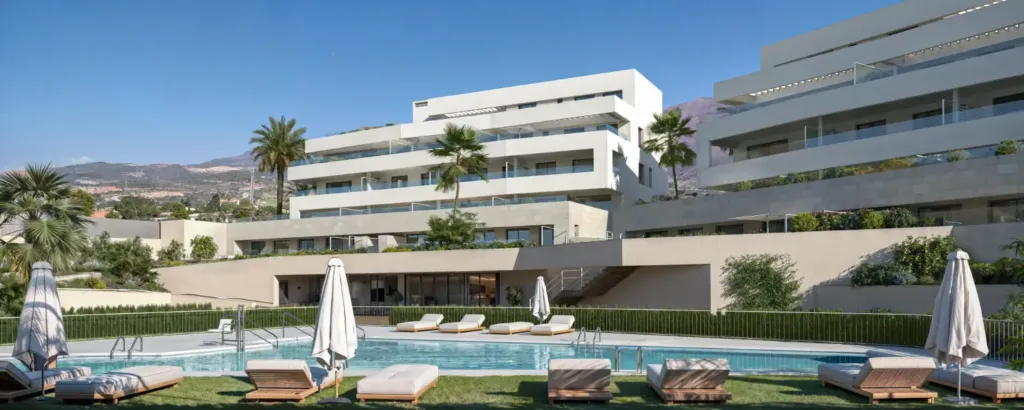 Nowoczesny apartament z widokiem na morze i tarasem – Estepona, Costa del Sol