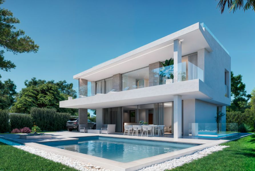 Nowoczesna Willa z Basenem i Rooftopem – Monte Biarritz, Costa del Sol