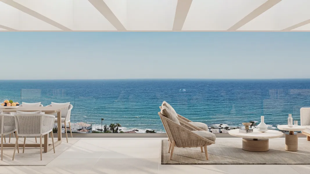Nowe apartamenty z tarasem i widokiem na morze – La Cala de Mijas