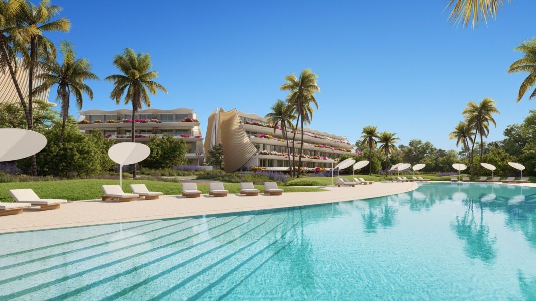 Apartament w nowej inwestycji, ogrody, blisko plaży – Albir, Costa Blanca