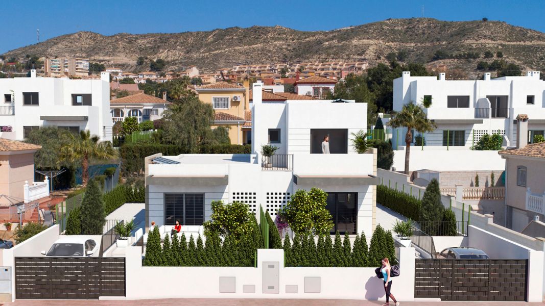 Nowa willa z ogrodem i basenem, blisko plaży – Busot, Alicante