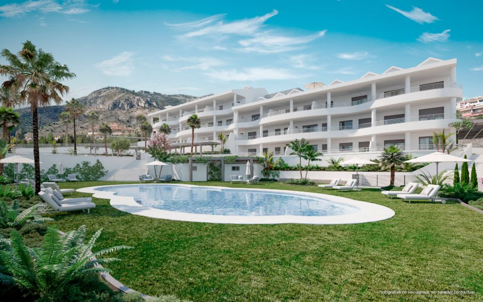 Apartament z widokiem na morze i 5 min od plaży – Benalmádena