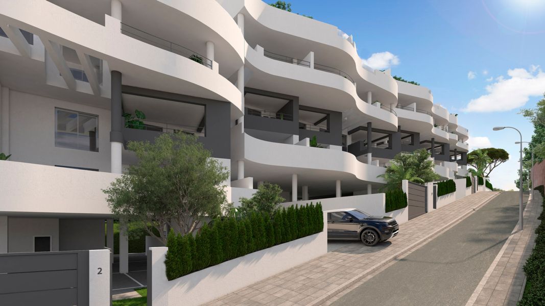 Nowoczesny apartament z tarasem i widokiem na morze – Malaga