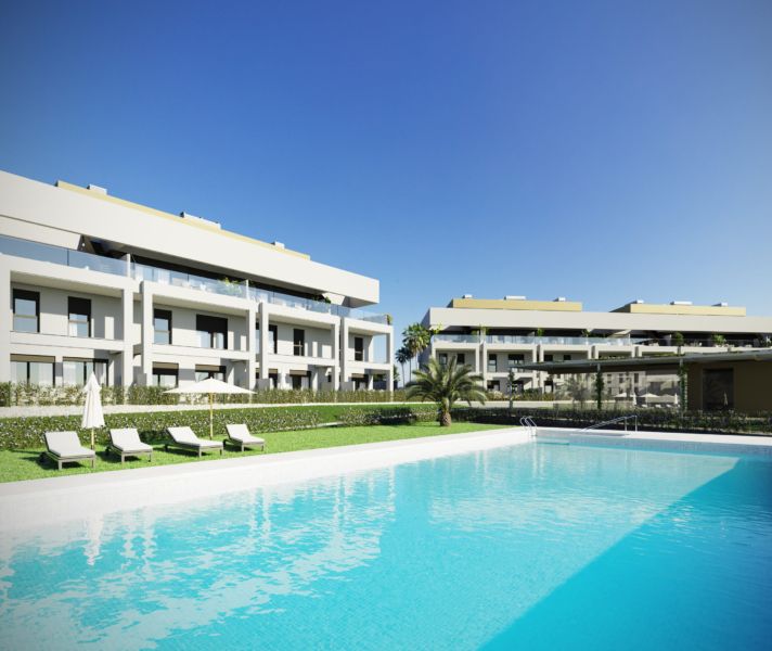 Nowe apartamenty z tarasem i widokiem na morze – Cancelada, Estepona