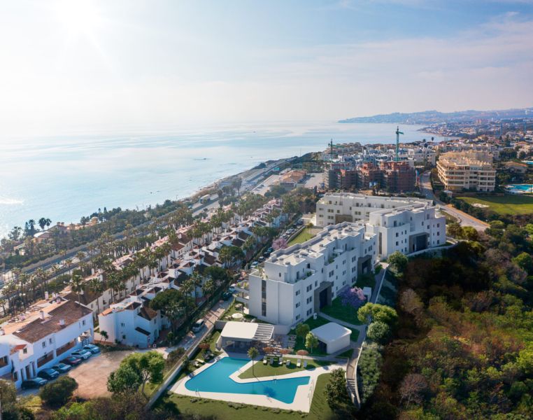 Apartament w nowej inwestycji, 2 min do plaży, widok na morze – La Cala de Mijas