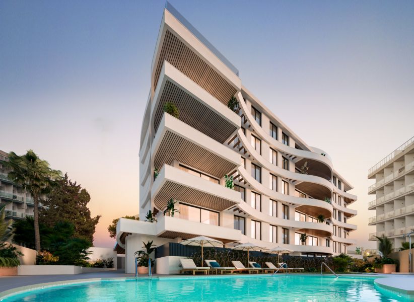 Apartament z panoramicznym widokiem na morze i przy marinie – Benalmádena