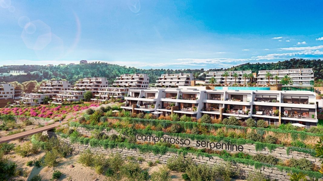 Apartament w nowej inwestycji z tarasem i widokiem na morze – Finestrat
