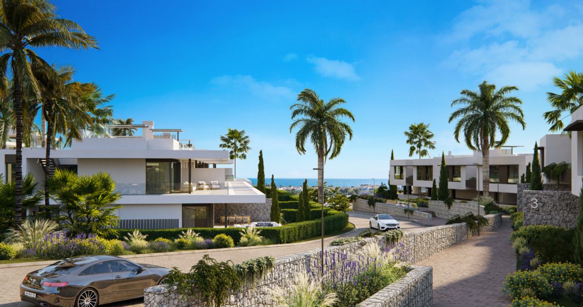 Apartament Marbella: Nowa inwestycja z tarasem, blisko plaży i golfa.