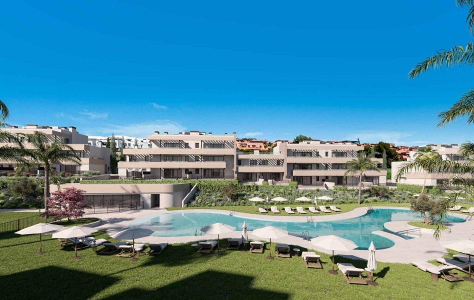 Nowoczesny apartament z basenem blisko plaży – Casares Costa